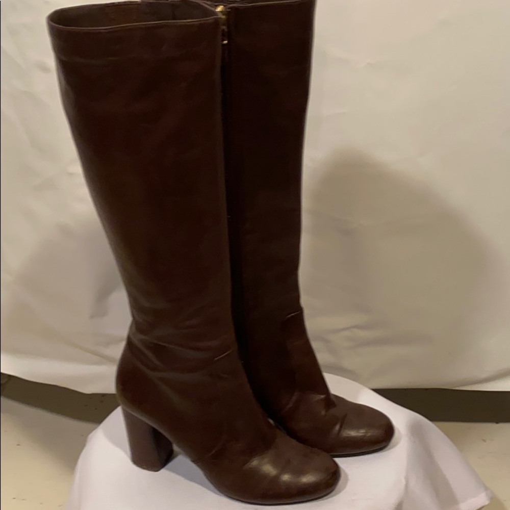 Via Spiga brown leather boots - 8.5